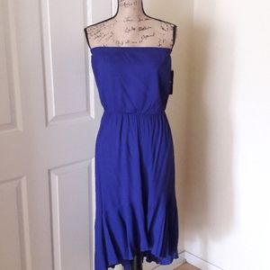 NWT Cute Dark Purple Strapless Sundress